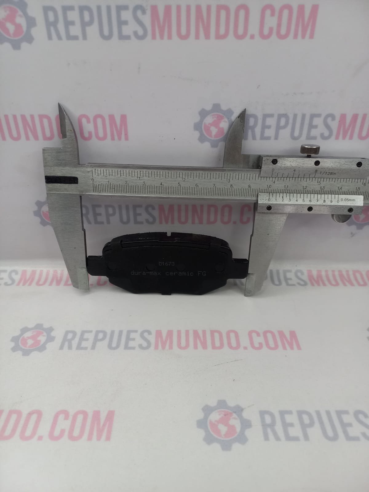 PASTILLAS PARA FRENO CHERY TIGOO YOYO NEW TIGGO YOKI CHINA REF D1673 8902 MED 100X40 MM DURA-MAX CERAMICA - Image 3