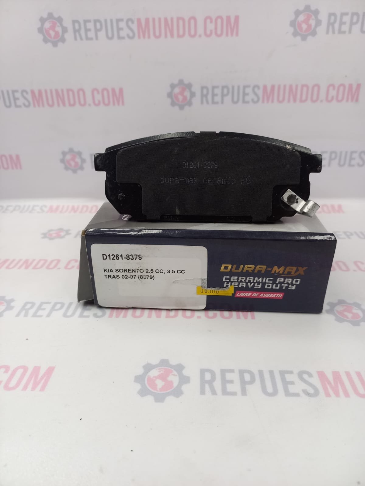 PASTILLAS TRASERAS KIA SORENTO REF D1261 8379 CERAMICA DURA-MAX MED 118X47 MM - Image 6