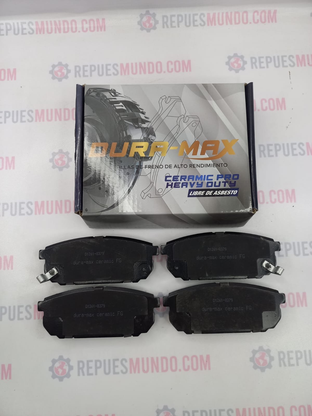 PASTILLAS TRASERAS KIA SORENTO REF D1261 8379 CERAMICA DURA-MAX MED 118X47 MM