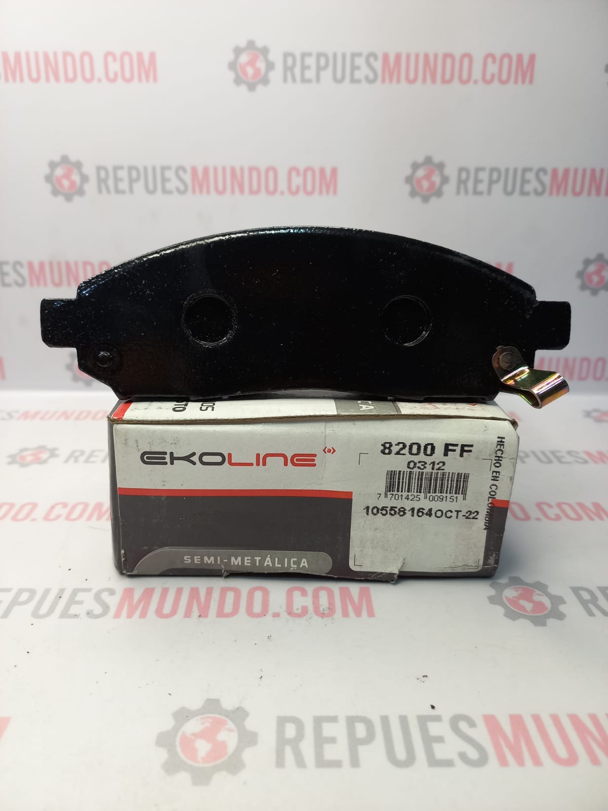 PASTILLAS PARA FRENO DEL NISSAN NAVARA X TERRA VOLKSWAGEN BEETLE REF D1095 8200 D1548 8757 EKOLINE MED 163X54 - Image 4