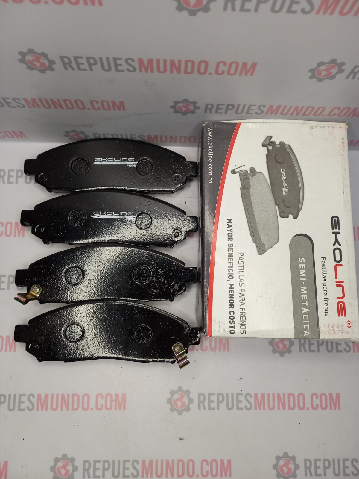 PASTILLAS PARA FRENO DEL NISSAN NAVARA X TERRA VOLKSWAGEN BEETLE REF D1095 8200 D1548 8757 EKOLINE MED 163X54