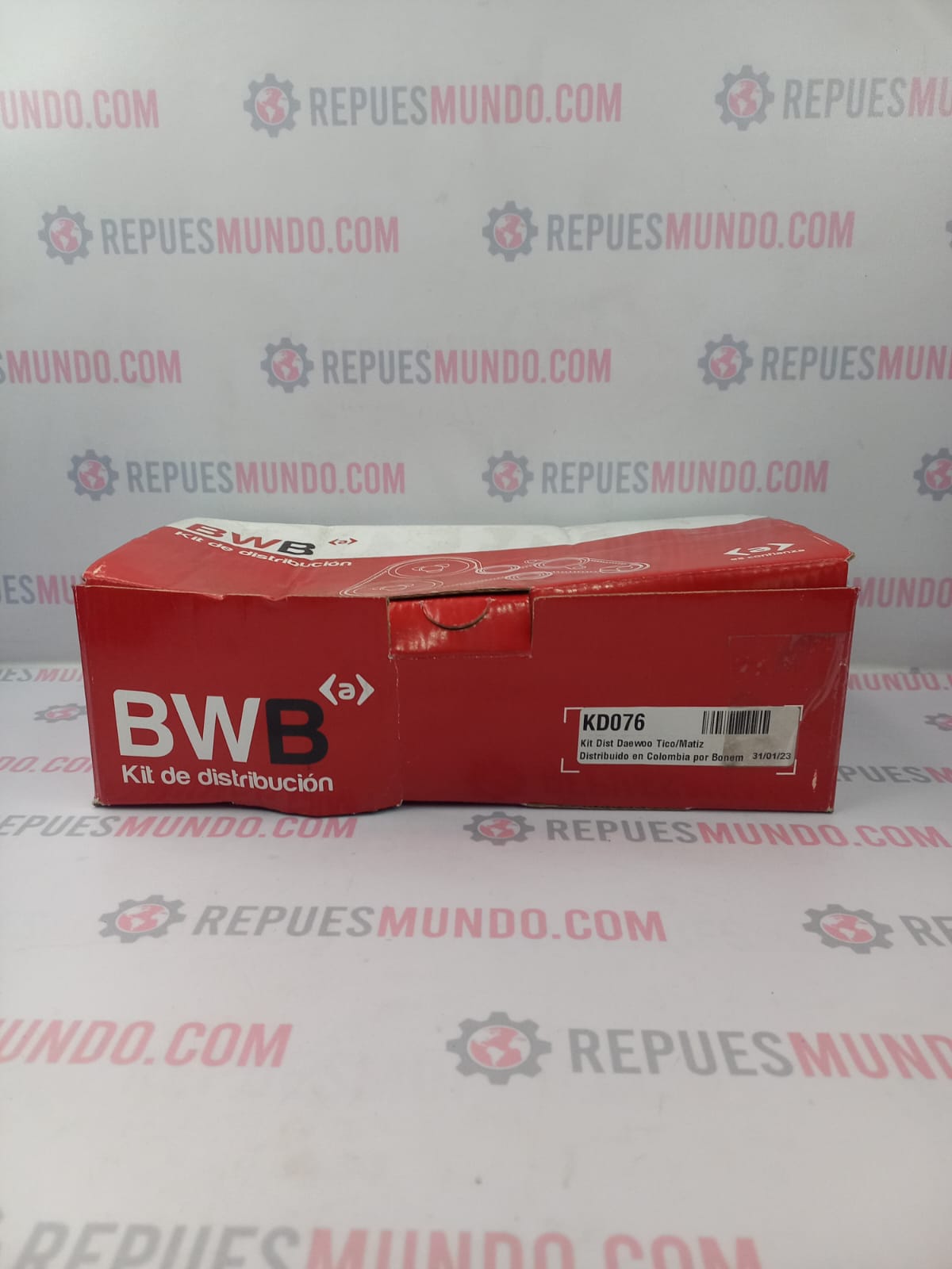 KIT REPARTICION DISTRIBUCION CORREA PATIN DAEWOO TICO MATIZ REF KD076 BWB - Image 3