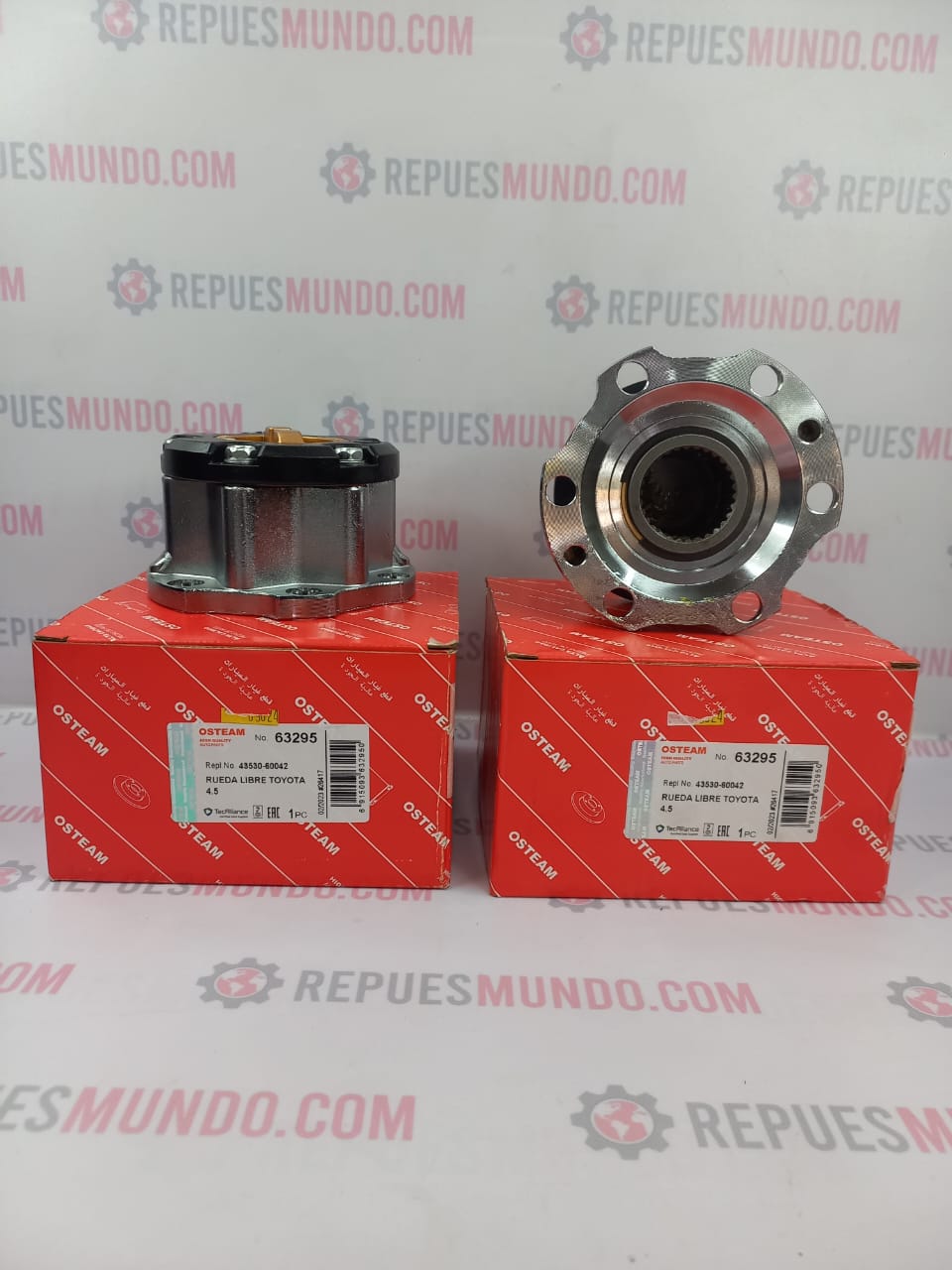 RUEDA LIBRE TOYOTA 4.5 30 ESTRIAS OSTEAM DOS UNIDADES - Image 3
