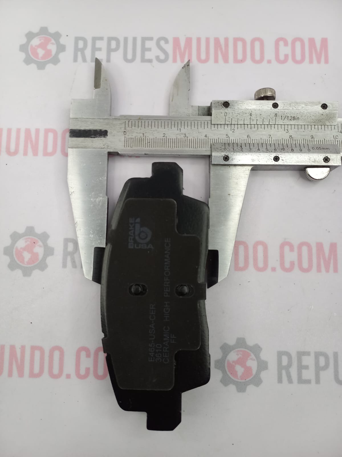 PASTILLAS PARA FRENO KIA PICANTO ION RIN 13 REF 3610 E465 CERAMICA BRAKE USA MED 113X47 MM - Image 3