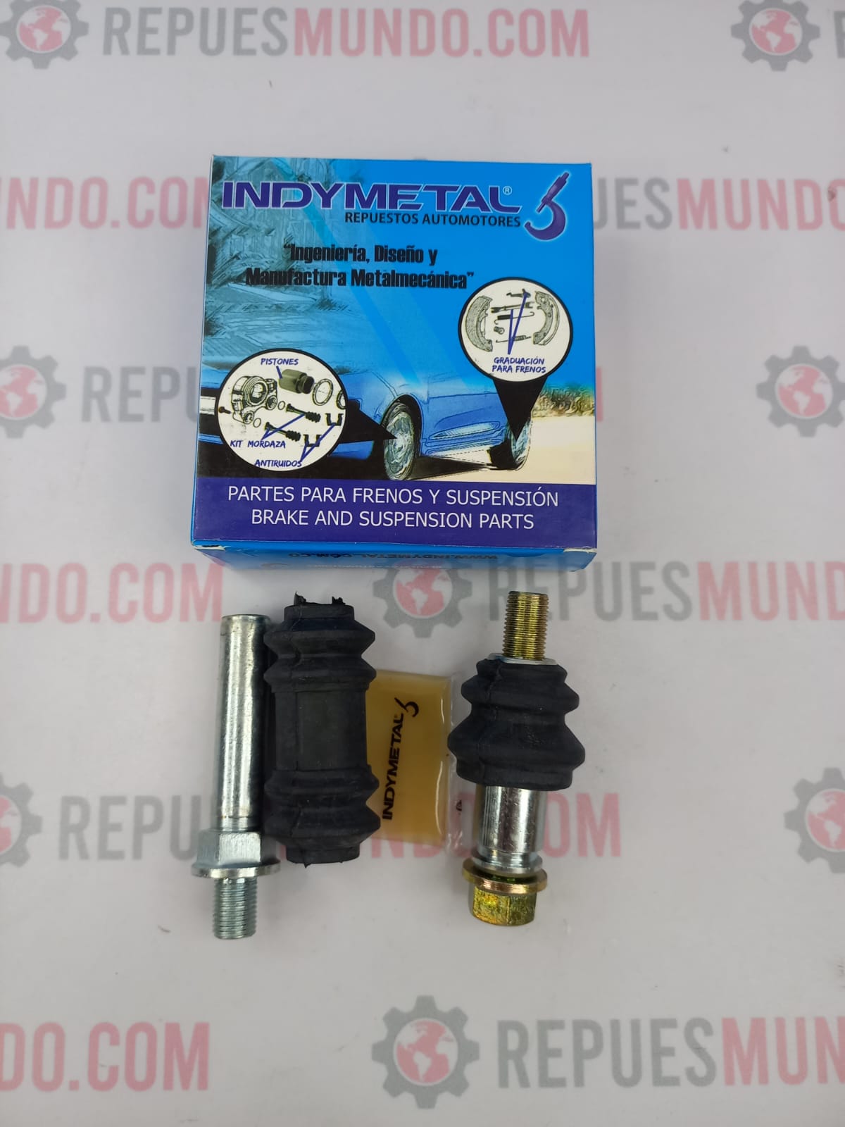KIT PASADOR DE MORDAZA CHEVROLET LUV 2300 PASTILLAS 7253 REF 33300 INDYMETAL