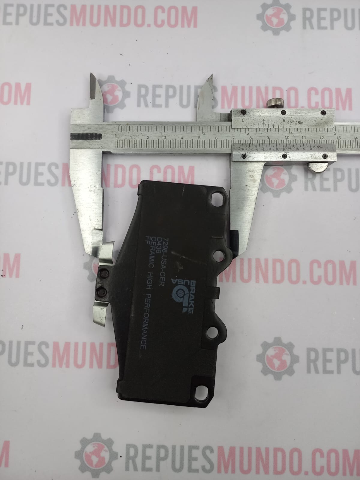 PASTILLAS PARA FRENO TOYOTA BURBUJA 4.5 HILUX HI RIDER VIGO 2.5 GASOLINA PRADO 3 PUERTAS GREAT WALL REF D436 7298 CERAMICA BRAKE USA MED 119X71 MM - Image 3