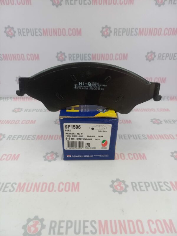 PASTILLAS PARA FRENO FORD RANGER 3.2 2.2 4X2 MAZDA BT50 REF SP1596 D1676 8905 CERAMICA HI-Q MED 194X67 MM - Image 5