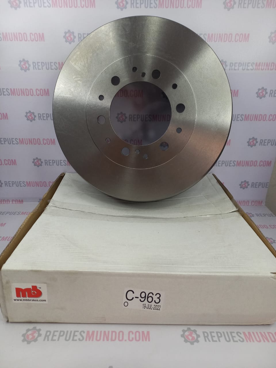 CAMPANA PARA FRENO TOYOTA HILUX VIGO FORTUNER 2.5 2.8 3.0 REF C-963 MB