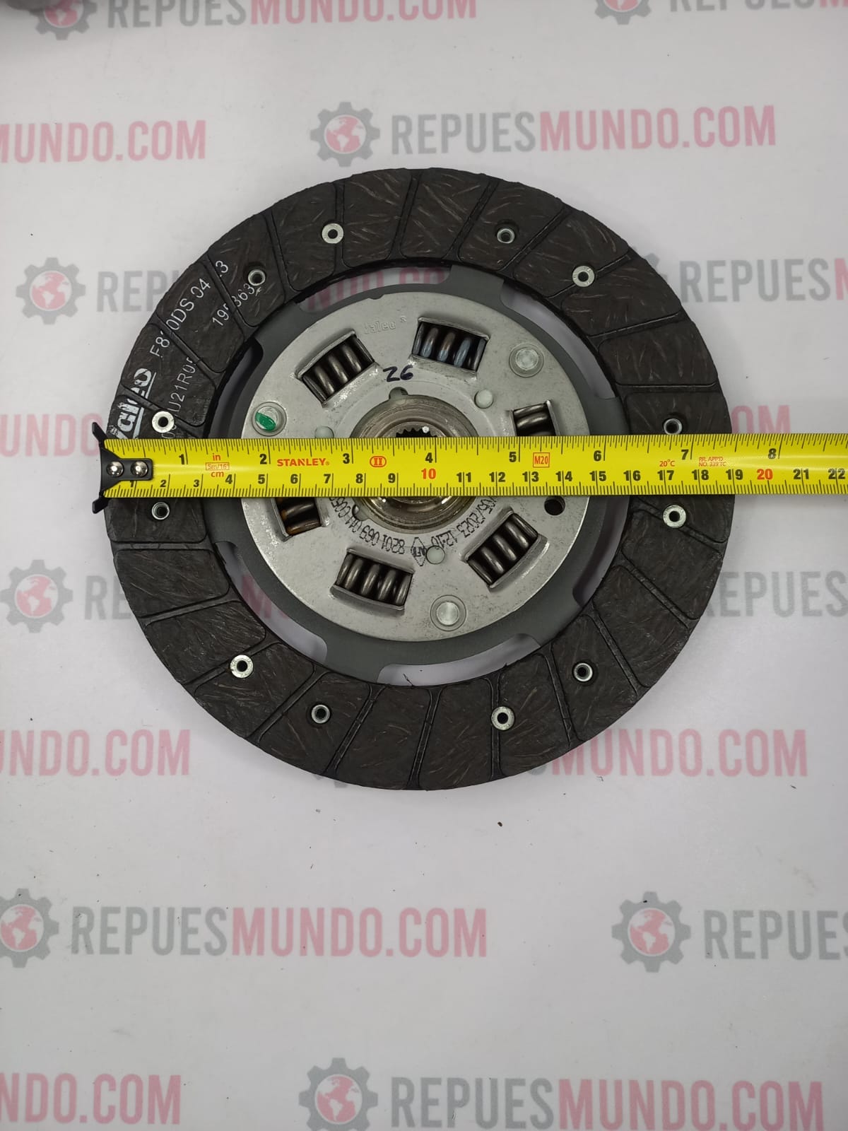 KIT EMBRAGUE DISCO PRENSA Y BALINERA RENAULT SANDERO STEPWAY LOGAN CLIO CITIUS 1.6 REF 30 20 522 23R GENUINE ORIJINAL - Image 5