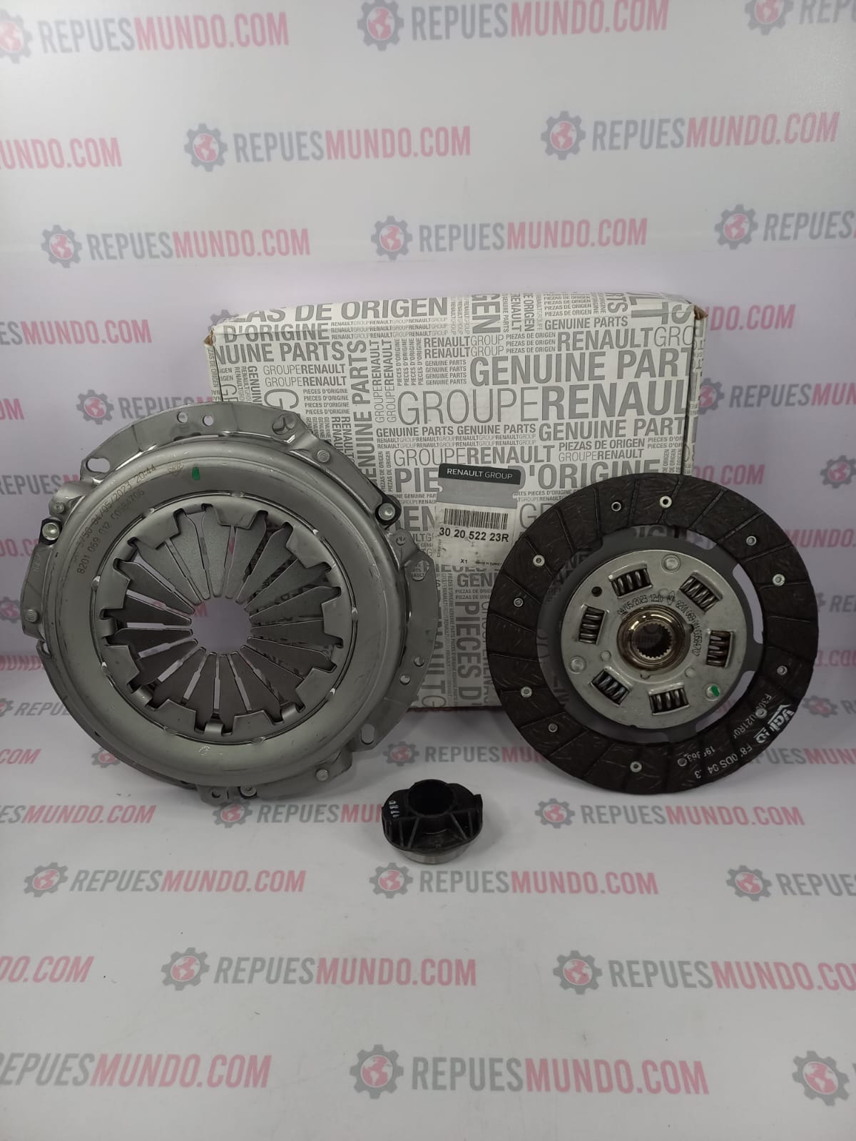 KIT EMBRAGUE DISCO PRENSA Y BALINERA RENAULT SANDERO STEPWAY LOGAN CLIO CITIUS 1.6 REF 30 20 522 23R GENUINE ORIJINAL - Image 8