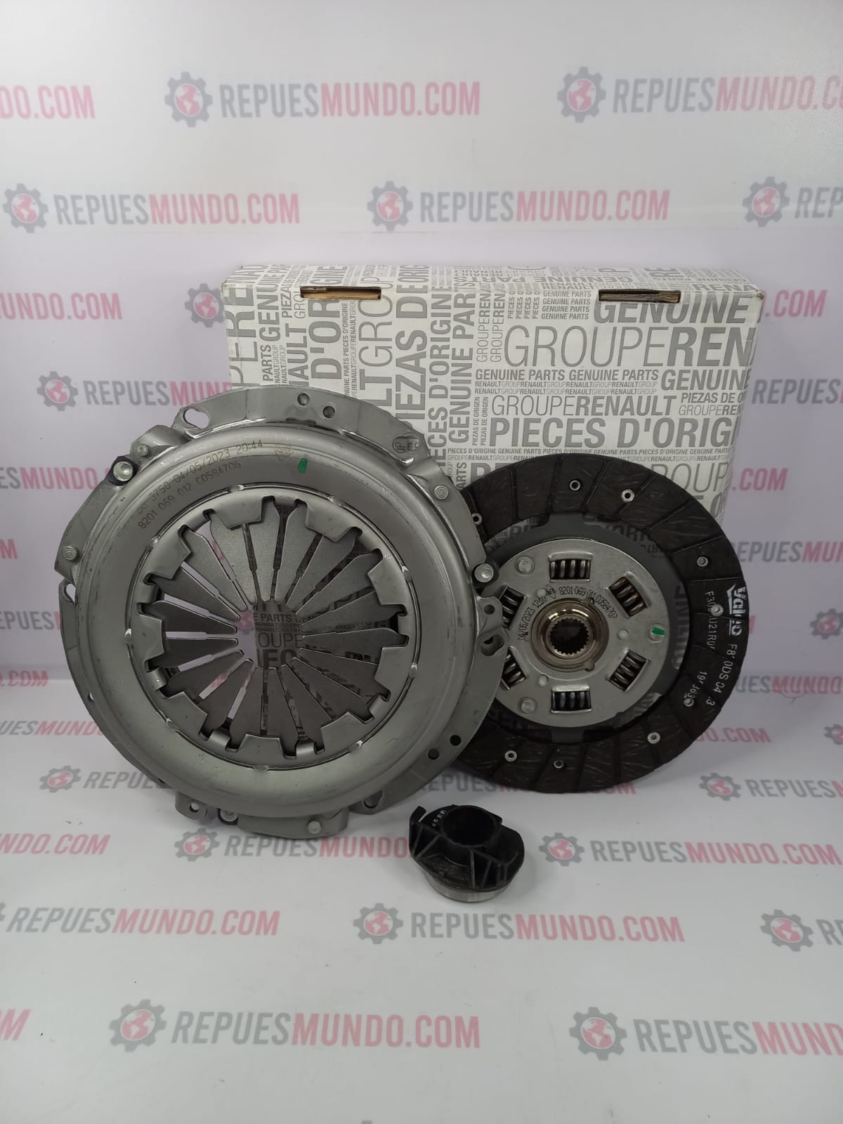 KIT EMBRAGUE DISCO PRENSA Y BALINERA RENAULT SANDERO STEPWAY LOGAN CLIO CITIUS 1.6 REF 30 20 522 23R GENUINE ORIJINAL