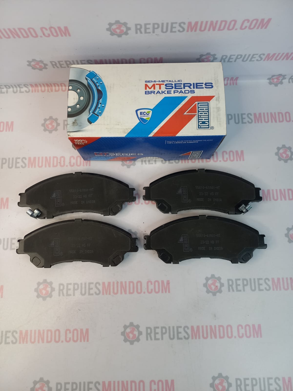 PASTILLAS PARA FRENO SUZUKI VITARA LIVE SX CROSS REF D2096 9331