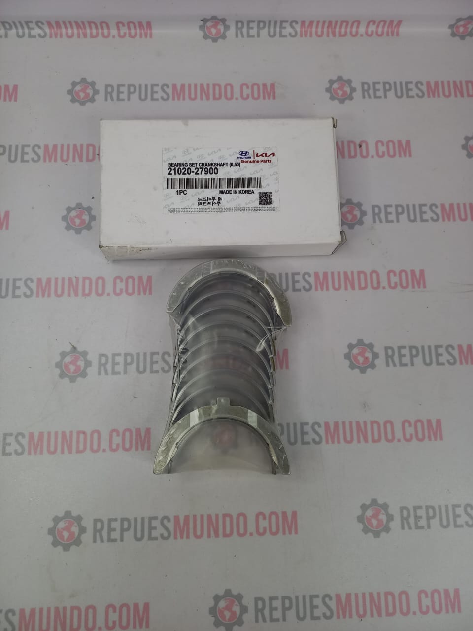CASQUETE BANCADA 0.50 HYUNDAI TUCSON KIA SPORTAGE REVOLUTION 2.0 DIESEL REF 21020-27900 GENUINE PARTS ORUGINALES