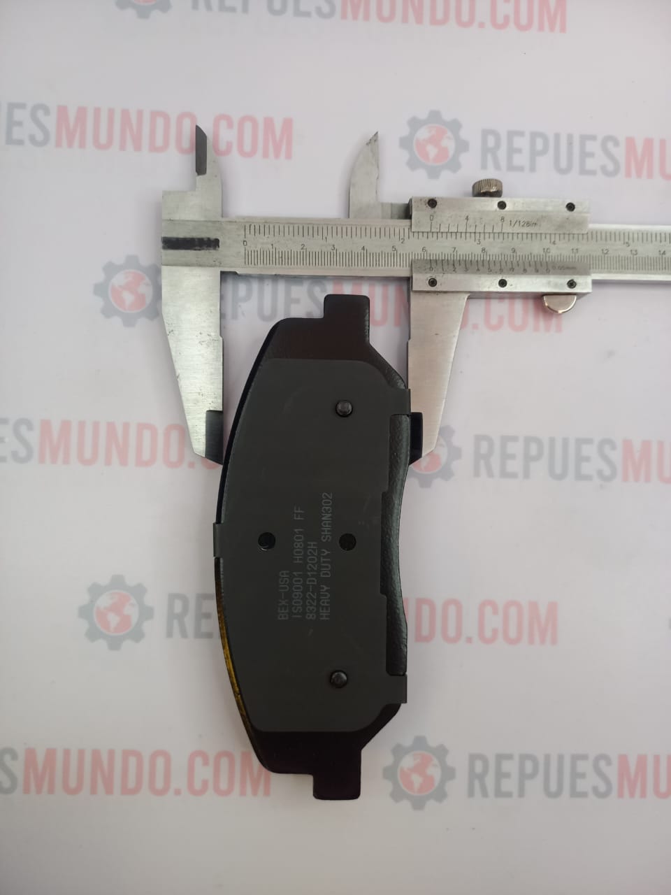 PASTILLAS PARA FRENO HYUNDAI GENESIS NEW SANTAFE KIA MOHAVE SEDONA SORENTO SSANGYONG KORANDO ACTION REF D1202 8400 8322 MED 156X61 MM BEX-USA - Image 2