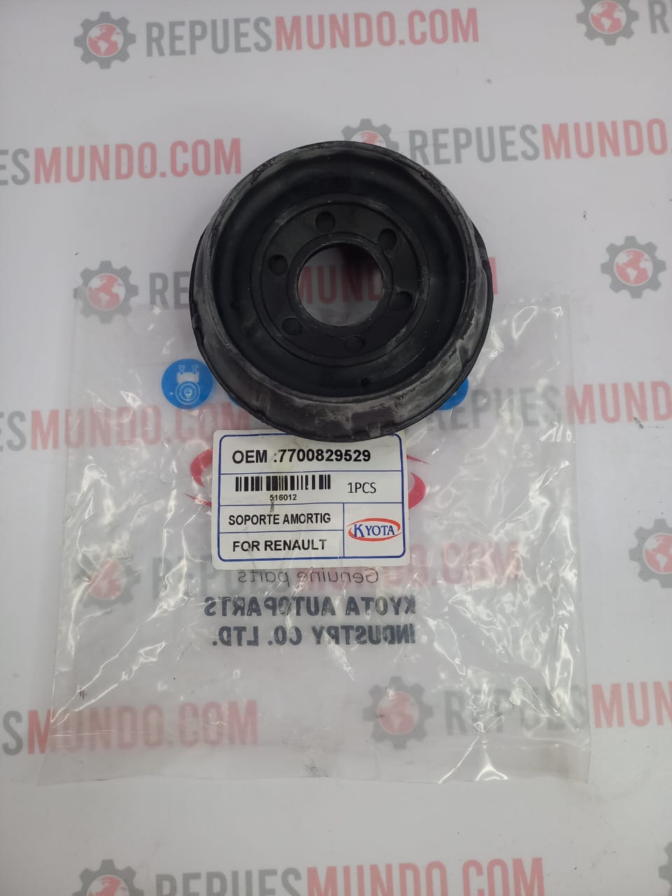 SOPORTE AMORTIGUADOR COPELA RENAULT LOGAN SANDERO STEPWAY DUSTER KANGOO REF 7700829529 KYOTA 516012 - Image 2