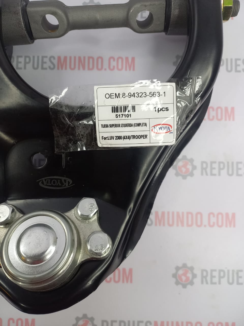 TIJERA BUJE ROTULA SUPERIOR CHEVROLET LUV 2300 TROOPER 4X4 IZQUIERDA L REF 8-94323-563-1 KYOTA 517101 KYOTA - Image 2