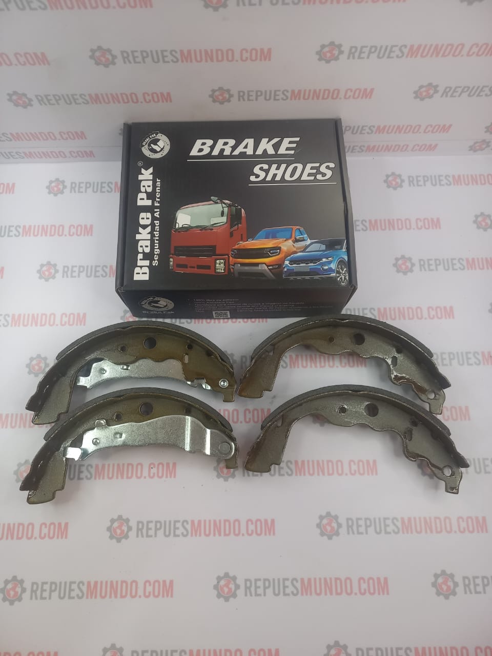 BANDAS PARA FRENO RENAULT DUSTER 1.6 4X2 REF BP-1694 BRAKE PAK