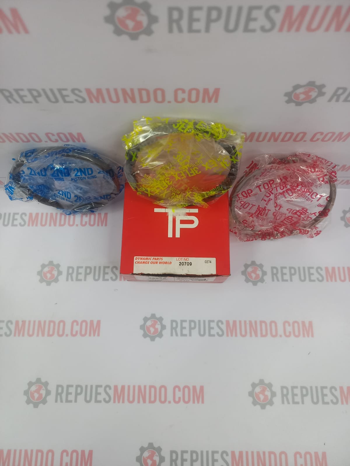 ANILLOS MOTOR MITSUBISHI MONTERO 2400 2.4 REF 33936 4G64 STD ESTANDAR - Image 2