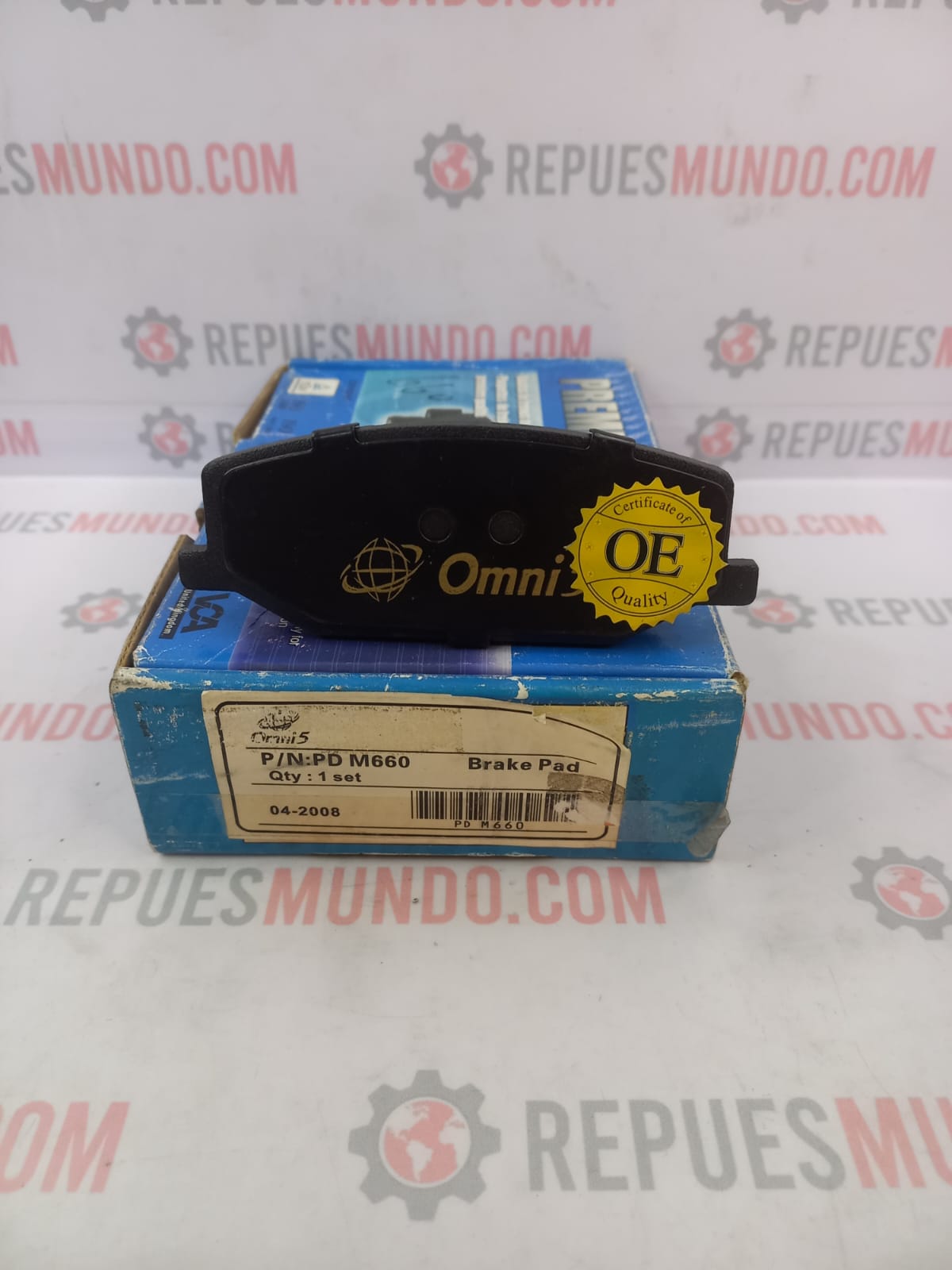 PASTILLAS PARA FRENO DEL CHEVROLET JIMNY SAMURAI SUZUKI SJ 410 REF D035 035 PD M660 OMNI5 MED 110X035 - Image 4