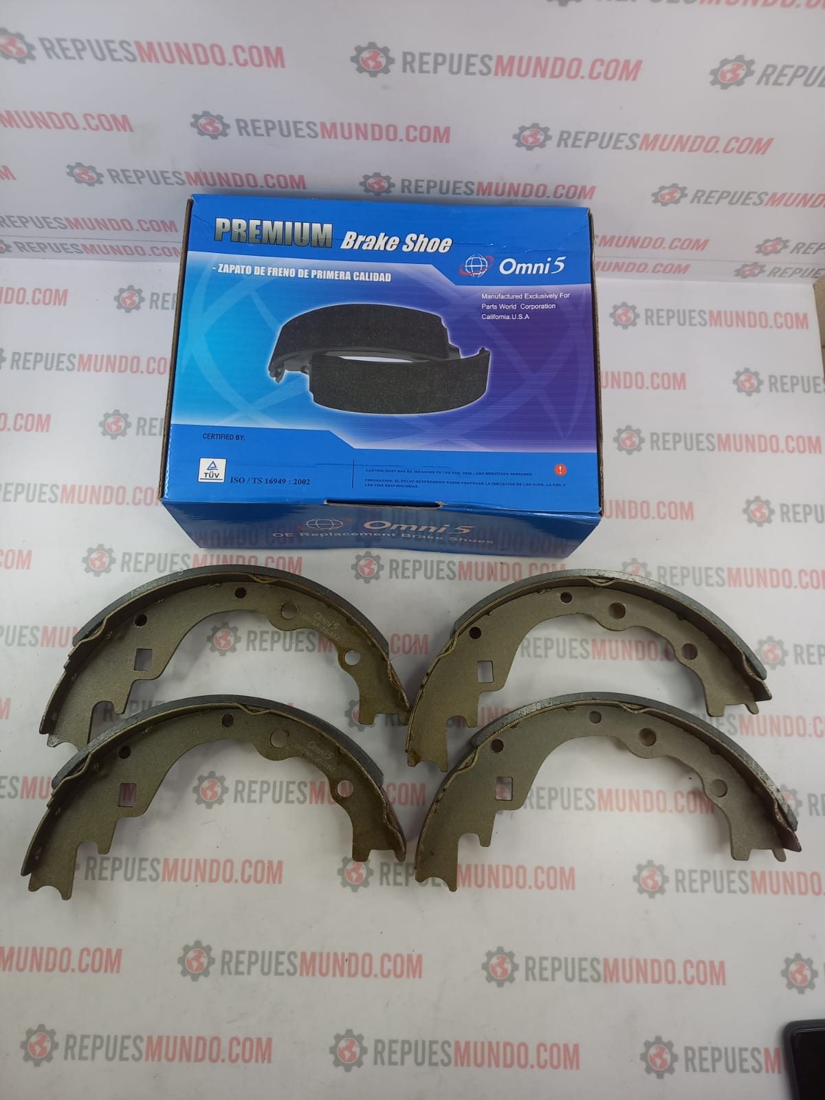 BANDAS ZAPATAS PARA FRENO MAZDA B2600 B2200 KIA PREGIO K2700 REF OK79A-26-38Z OMNI5