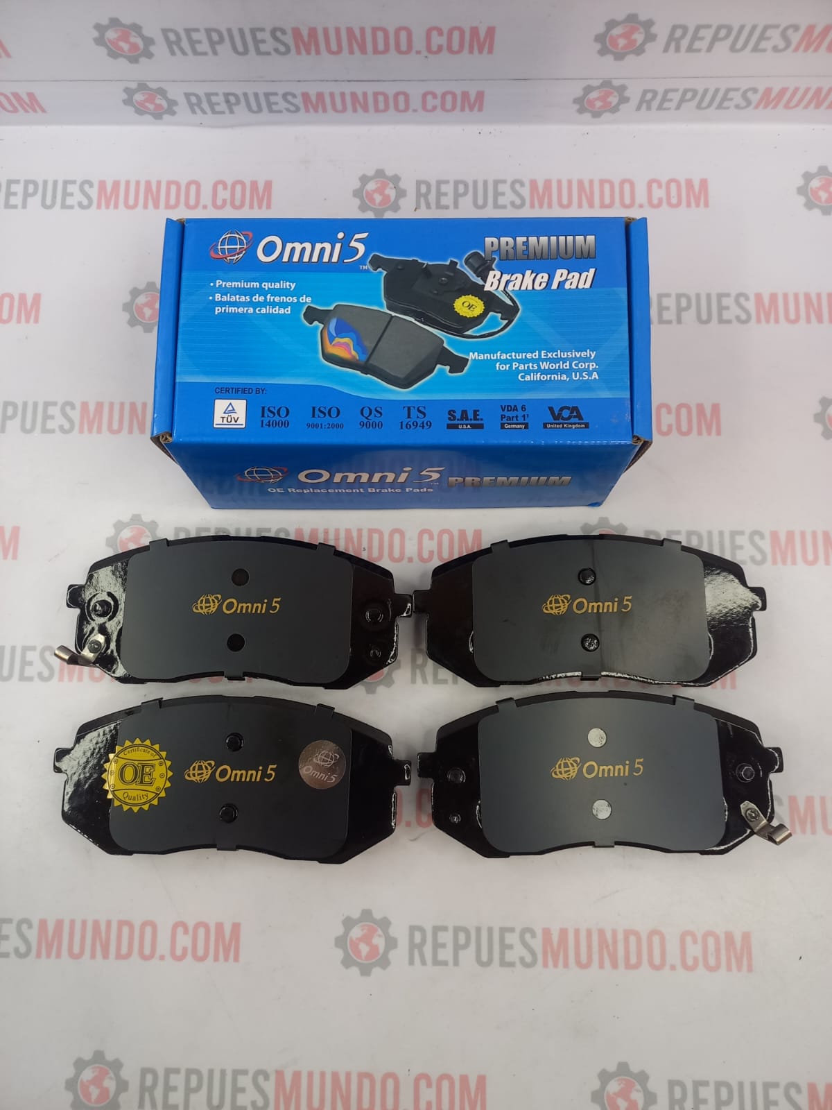 PASTILLAS PARA FRENO DELANTERO KIA SPORTAGE REVOLUTION 2011 HYUNDAI TUCSON IX 35 REF D1295 8412 8614 MED 137X60 MM OMNI5