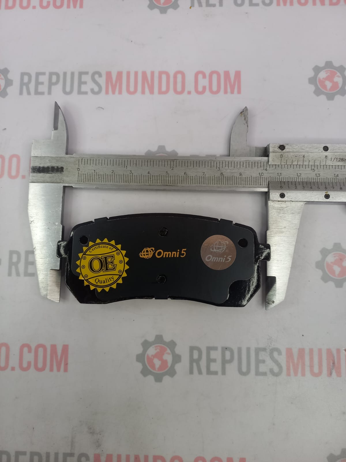 PASTILLAS PARA FRENO KIA GRAN CARNIVAL SEDONA HYUNDAI VERACRUZ REF D1302 8418 OMNI5 MED 110X48 MM - Image 3