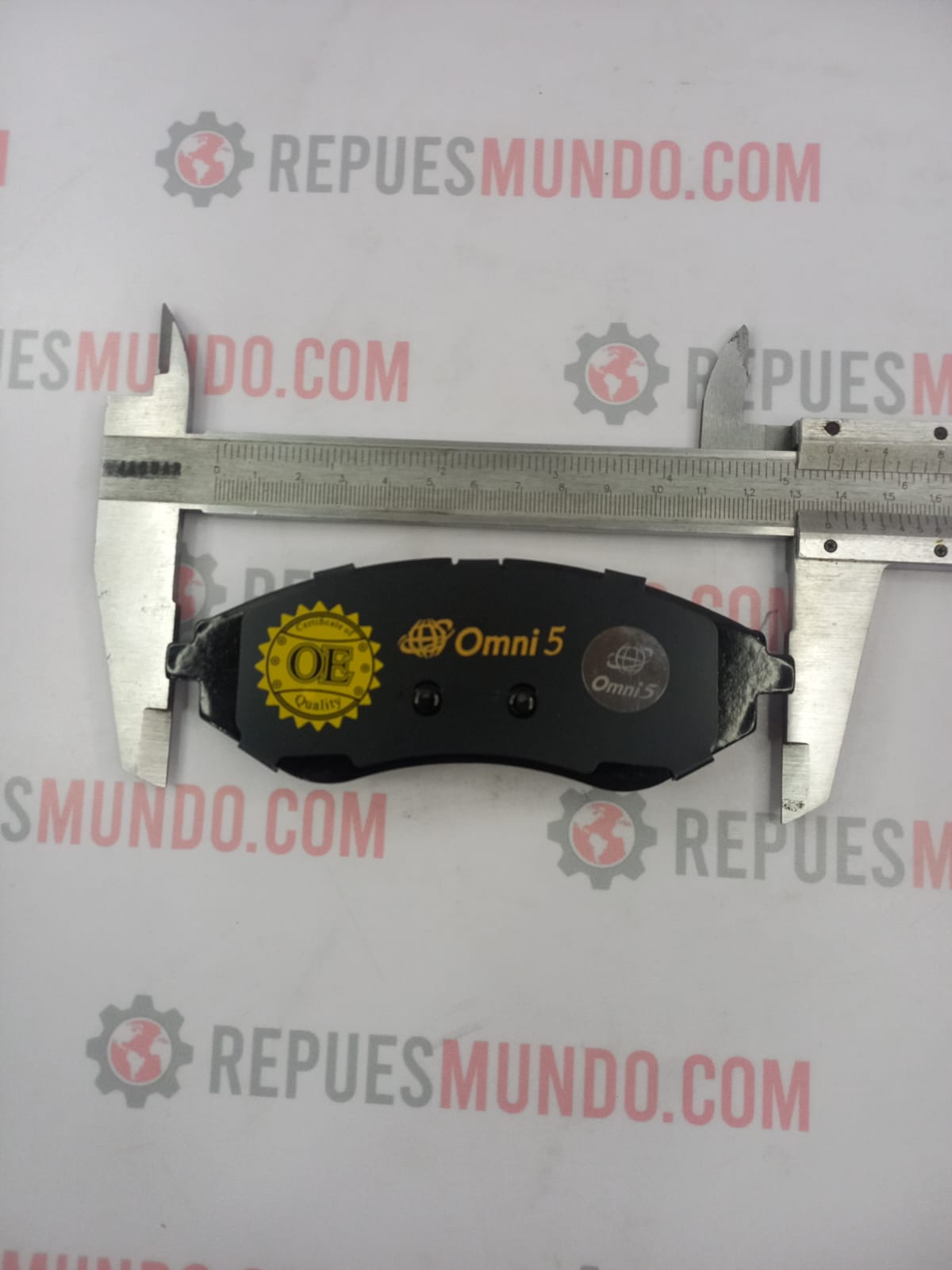 PASTILLAS PARA FRENO CHEVROLET SPARK GT BEAT REF D1590 8801 10313 8385 D1269 D1269 OMNI5 MED 133X48 MM - Image 4