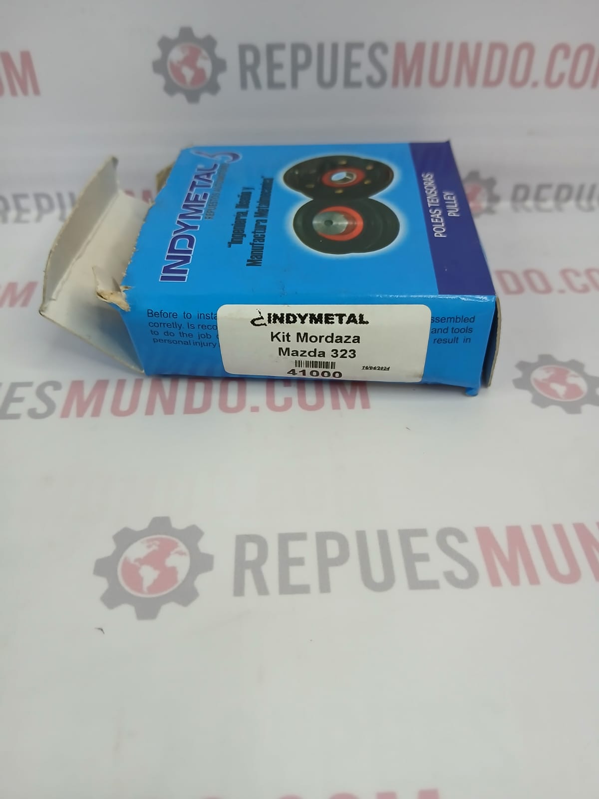 KIT PASADOR MORDAZA MAZDA 323 REF 41000 INDYMETAL PASTILLAS 7219 - Image 2
