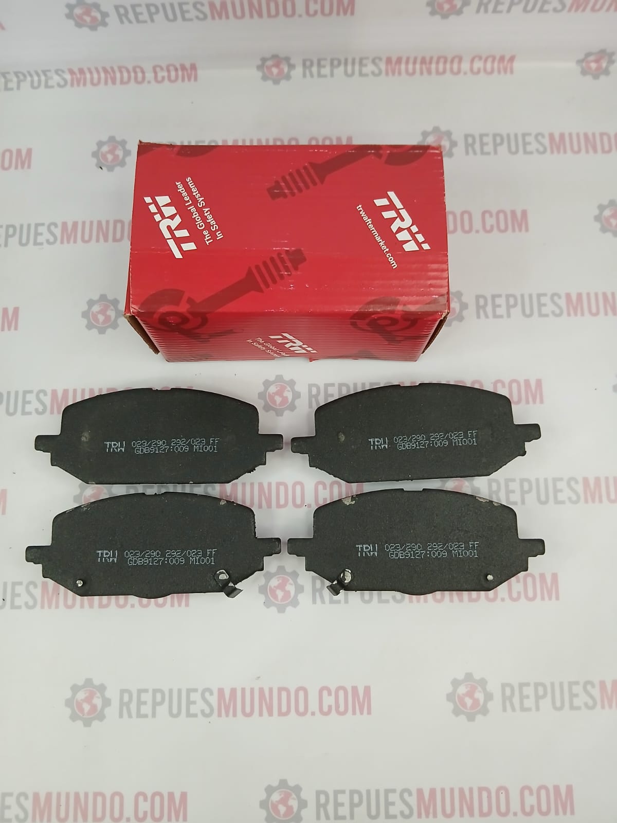 PASTILLAS PARA FRENO CHEVROLET ONIX TRAKER TURBO REF GDB9127 TRW MED 132X51 MM