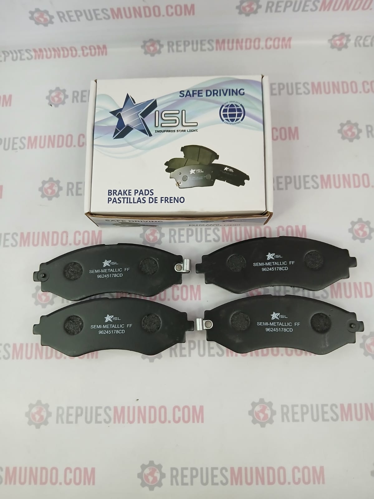 PASTILLAS PARA FRENO CHEVROLET AVEO OPTRA TODOS DAEWOO NUBIRA TACUMA REF D797 7668 7667 ISL MED 143X51 MM
