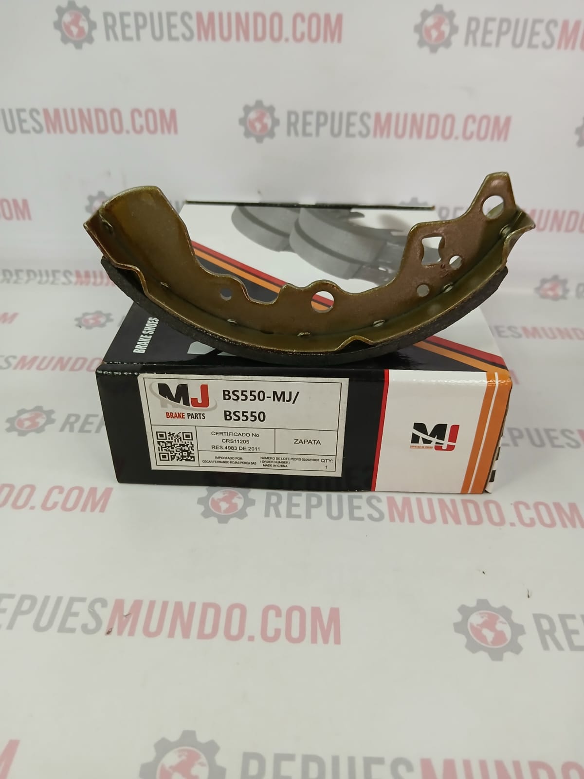 BANDAS PARA FRENO CHEVROLET SPRINT SWIT REF BS550-MJ MJ - Image 4