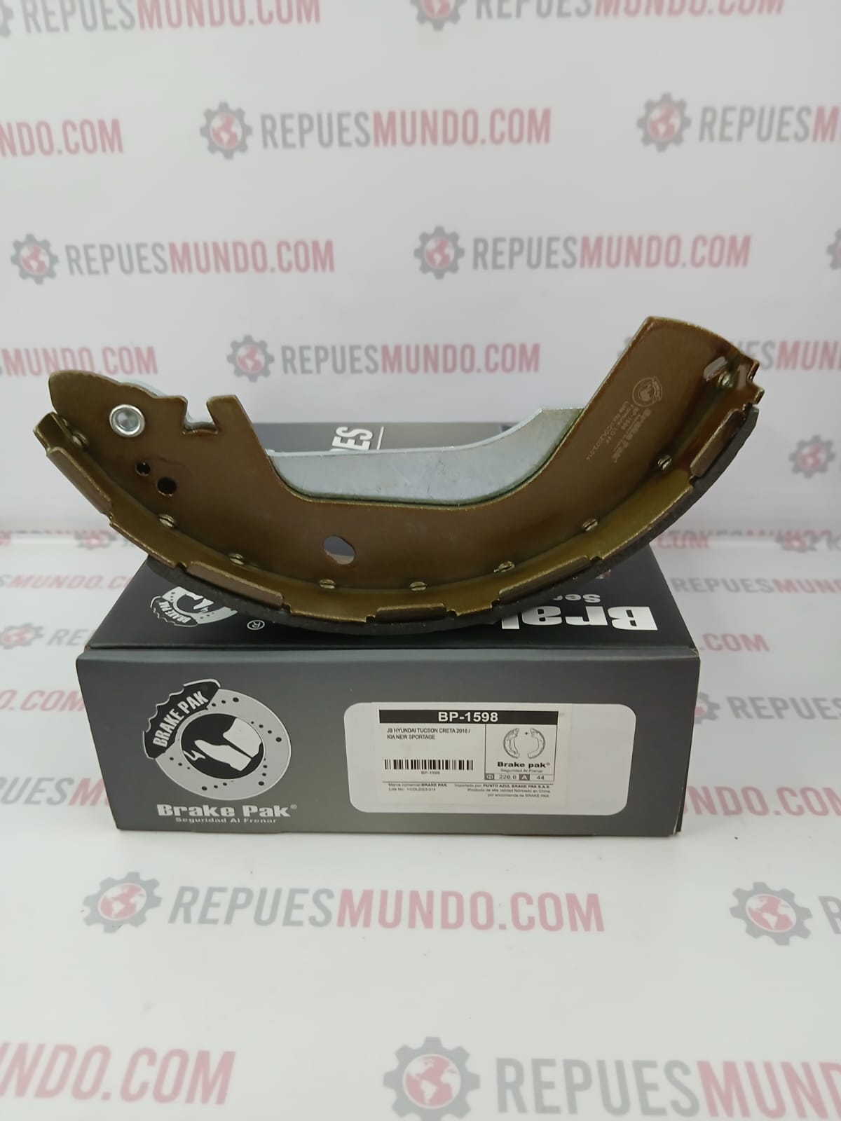 BANDAS ZAPATAS PARA FRENO HYUNDAI TUCSON CRETA KIA NEW SPORTAGE REF BP-1598 - Image 3