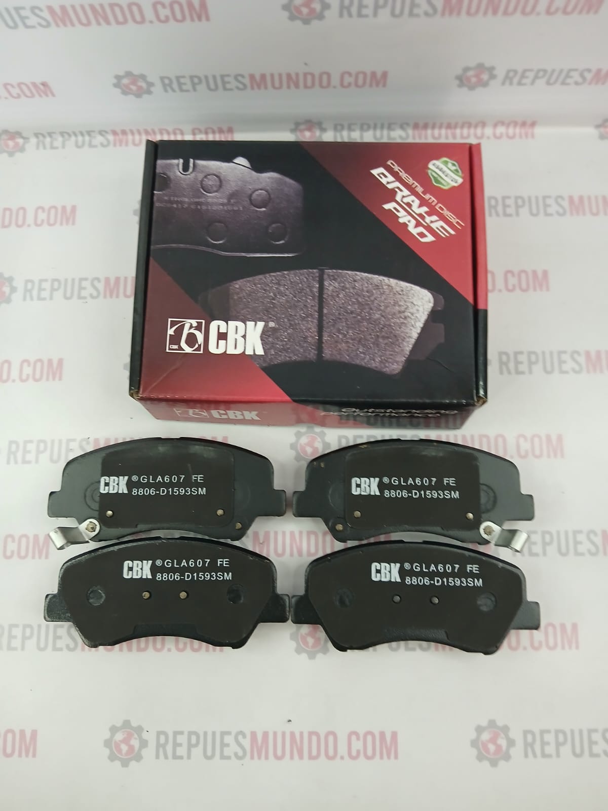 PASTILLAS PARA FRENO HYUNDAI I25 I35 VELOSTER SONATA KIA NEW RIO SPICE OPTIMA REF D1593 8806 D1988 9217 MED 133X58 MM CBK