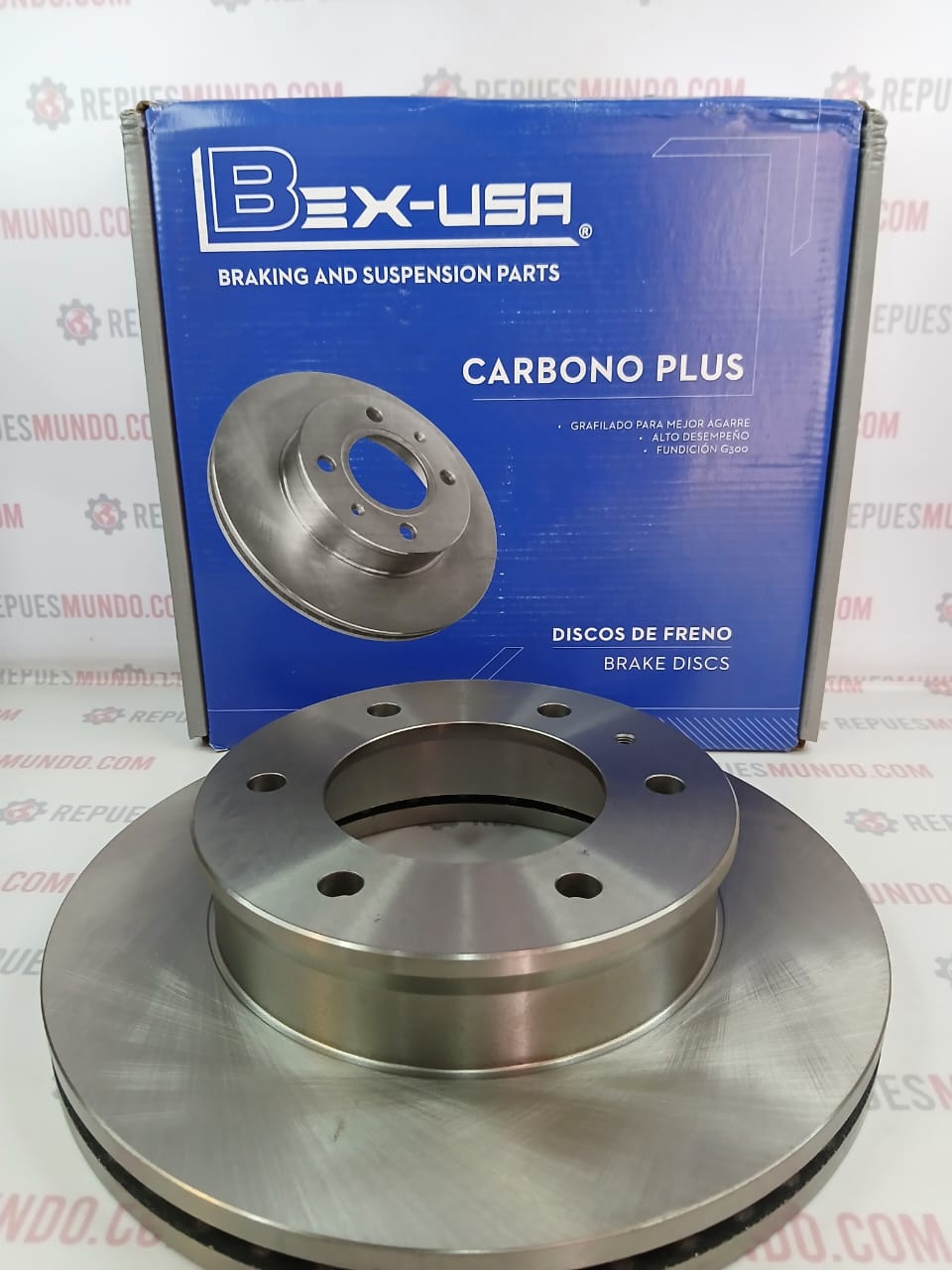 DISCOS PARA FRENO MAZTA BT50 B2600 FORD RANGER DIESEL 4X4 2.5 2.6 REF BXDI-2405 - Image 7