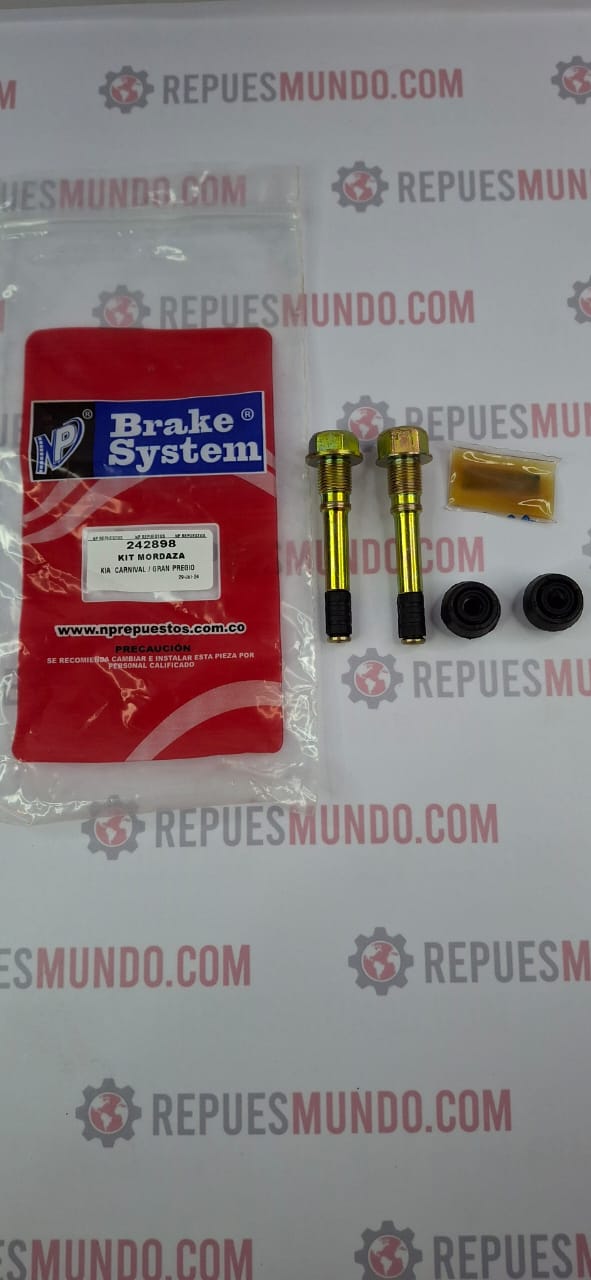 KIT COLUMNAS PASADORES DE MORDAZA KIA CARNIVAL PASTILLAS 10222 REF 242898 NP