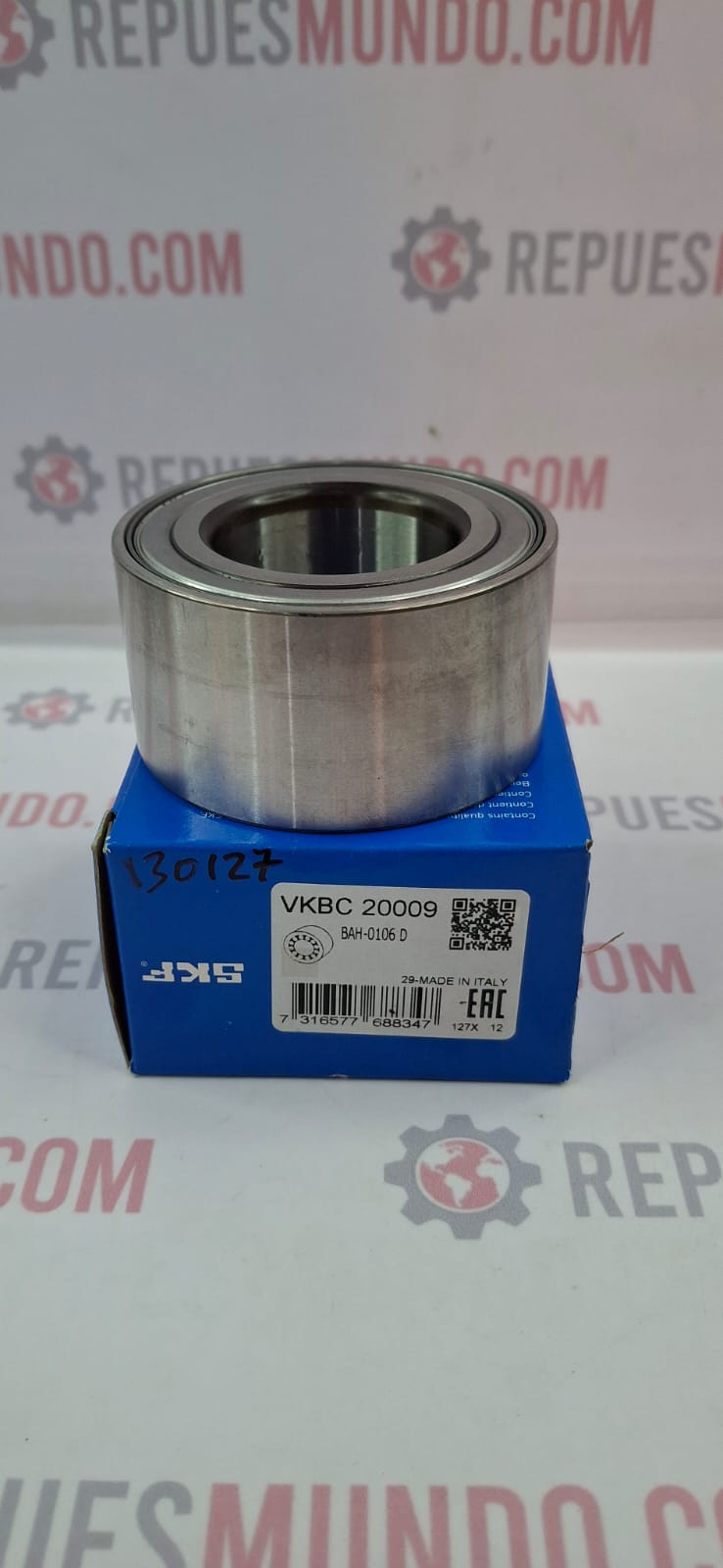 RODILLO RUEDA FORD ECOSPORT FIESTA TITANIO CON ABS REF VKBC 20009 BAH-0106 SKF MED 39X72X37 MM - Image 5