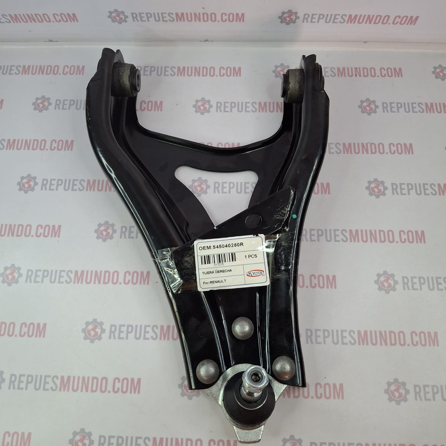 TIJERA ROTULA BUJE RENAULT DUSTER CAPTUR TURBO 1.3 DERECHA R REF 545040280R KYOTA