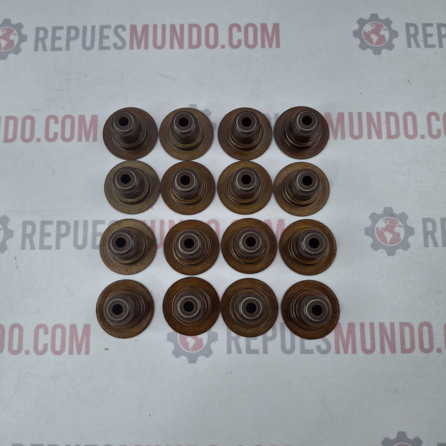 GORROS SELLOS RETENEDORES VAVULAS RENAULT MEGANE 1.4 SANDERO CITIUS DUSTER LOGAN 1.6 16 VALVULAS REF SSJ2406V16 FRACO