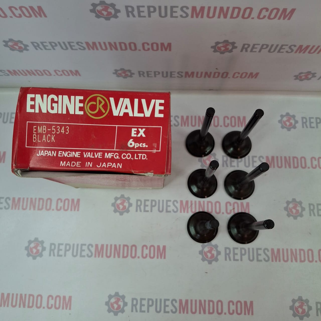 VALVULAS ESCAPE MITSUBISHI MONETRO V6300 3.0 REF EMB-5343 JAPAN