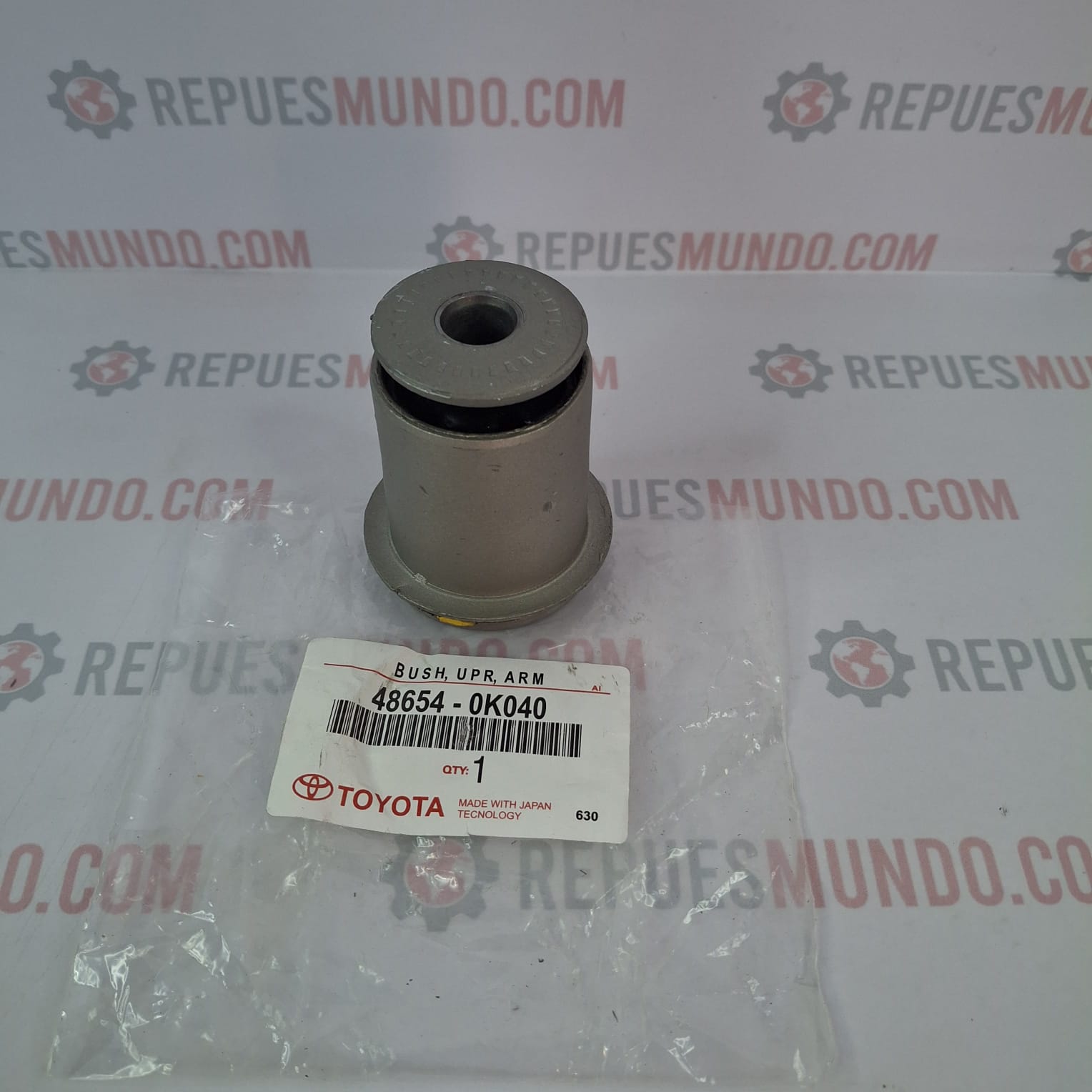 BUJE TIJERA INFERIOR PEQUEÑO TOYOTA HILUX VIGO FORTUNER 2.5 2.8 3.0 DIESEL GASOLINA REF 48654-0K040 MED 14X49X73 MM