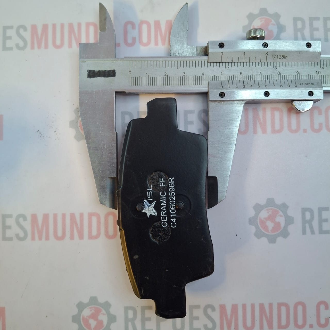 PASTILLAS ANTIRRUIDO PARA FRENO RENAULT KWID REF 10358 E472 C-HD3614 CERAMICA ISL MED 110X48 MM - Image 2