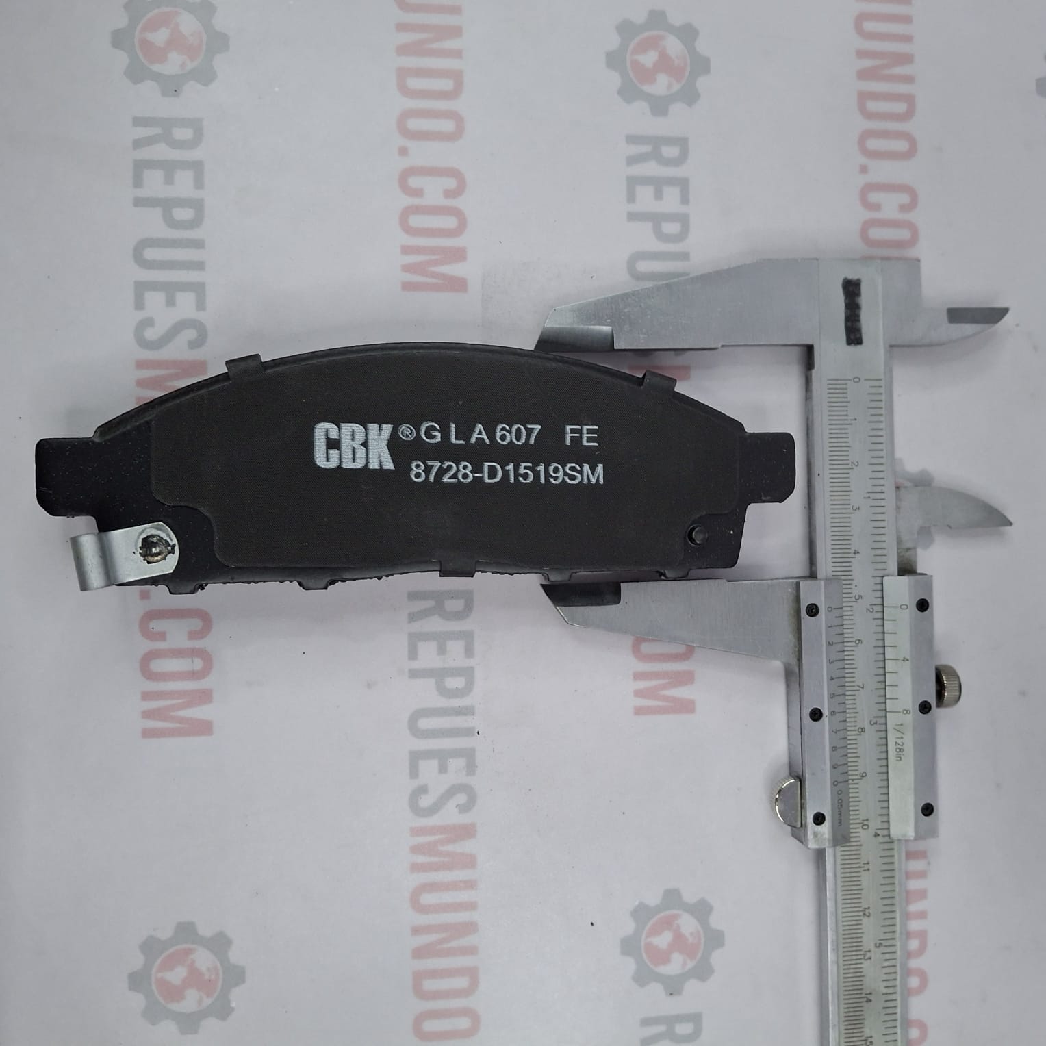 PASTILLAS PARA FRENO MITSUBISHI NATIVA SPORTERO L200 2006 2009 REF 10296 D1519 8728 MED 155X51 MM CBK - Image 2