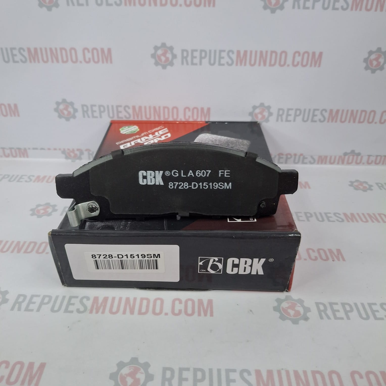 PASTILLAS PARA FRENO MITSUBISHI NATIVA SPORTERO L200 2006 2009 REF 10296 D1519 8728 MED 155X51 MM CBK - Image 4