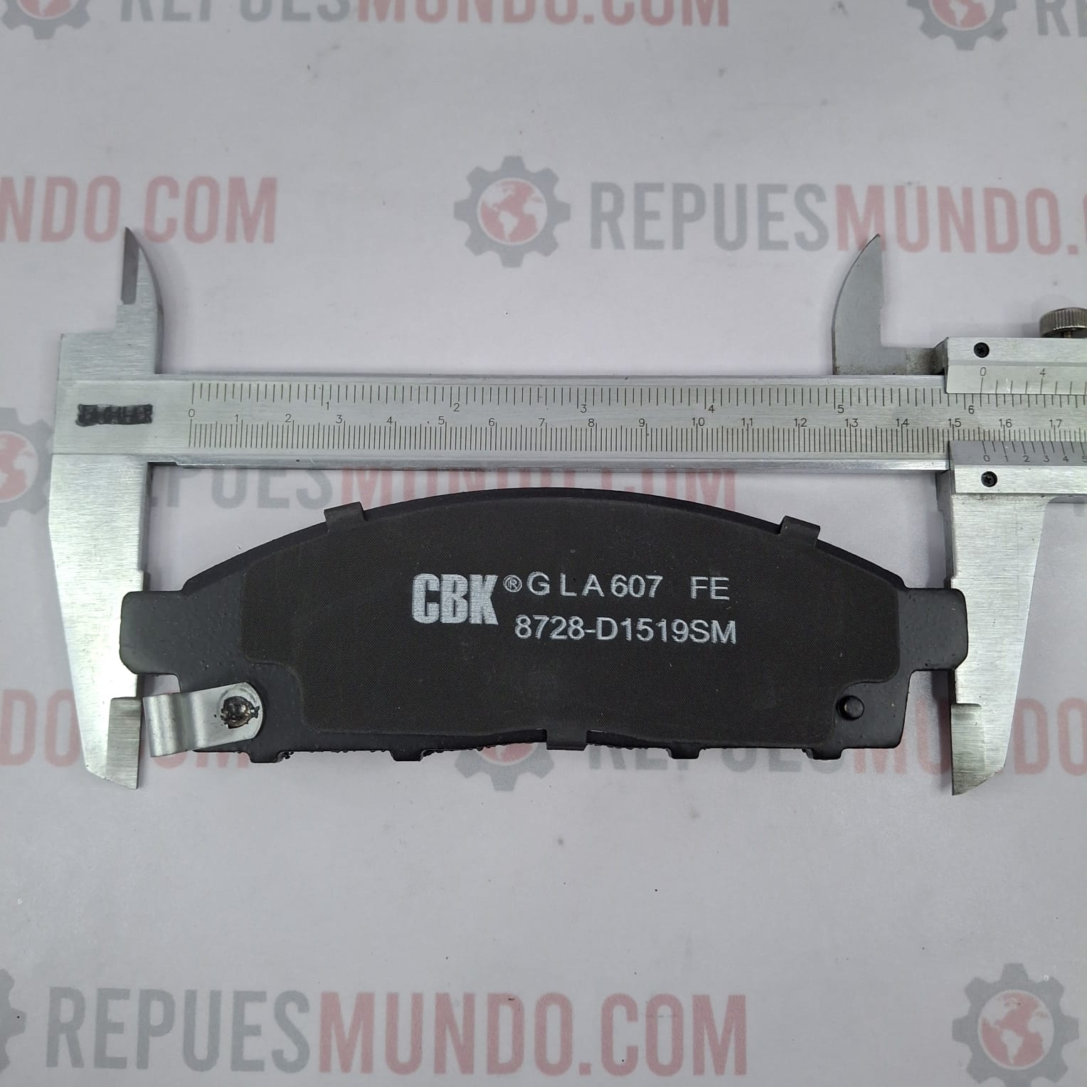 PASTILLAS PARA FRENO MITSUBISHI NATIVA SPORTERO L200 2006 2009 REF 10296 D1519 8728 MED 155X51 MM CBK - Image 3