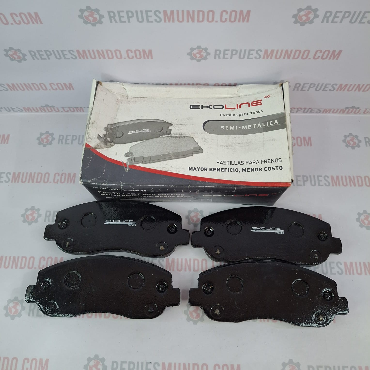 PASTILLAS PARA FRENO RENAULT TRAFIC 2015 REF E2221 D1984 9212 10329 EKOLINE MED 163X64 MM