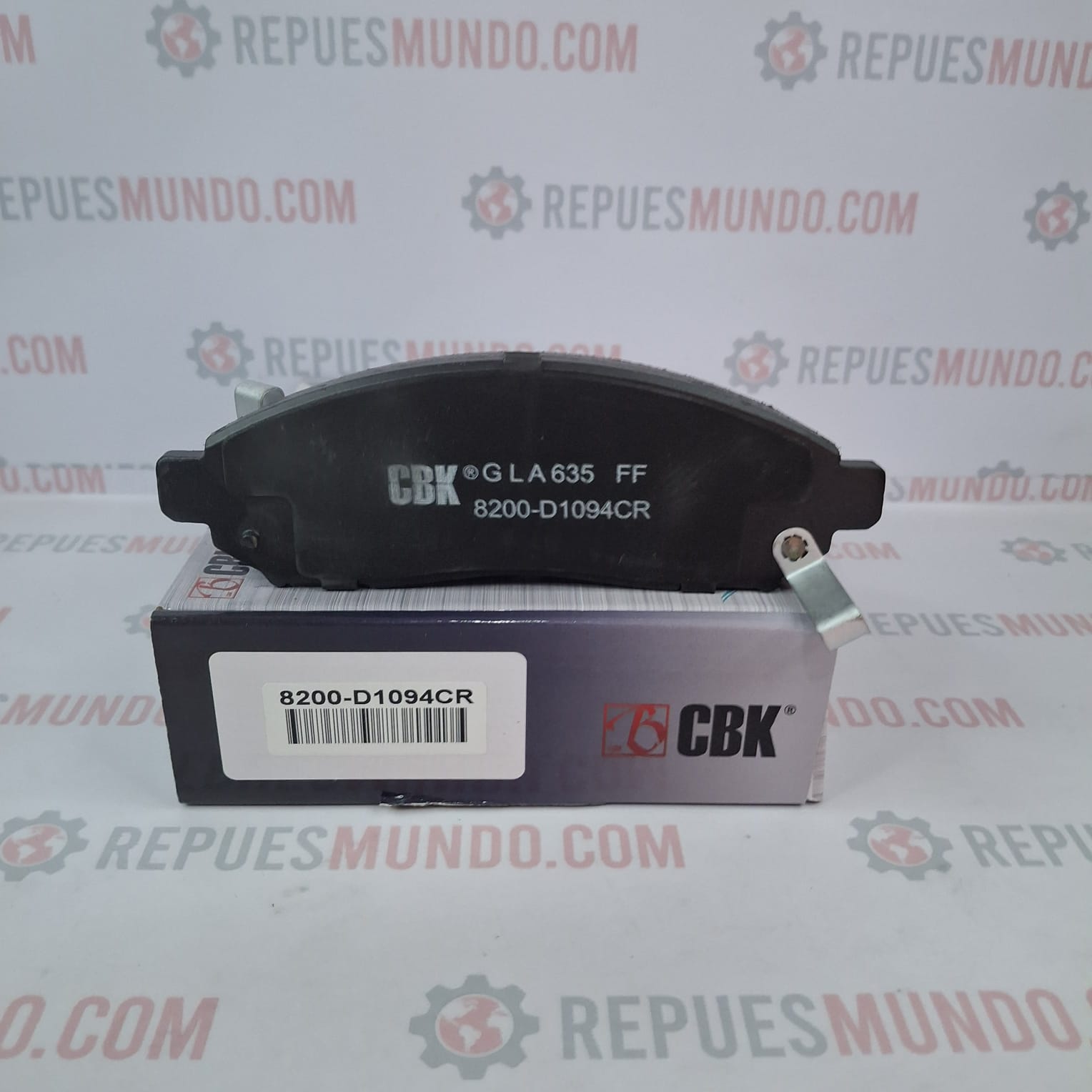 PASTILLAS PARA FRENO NISSAN NAVARA X TERRA VOLKSWAGEN BEETLE REF D1095 8200 D1548 8757 CERAMICA CBK MED 163X54 MM - Image 4