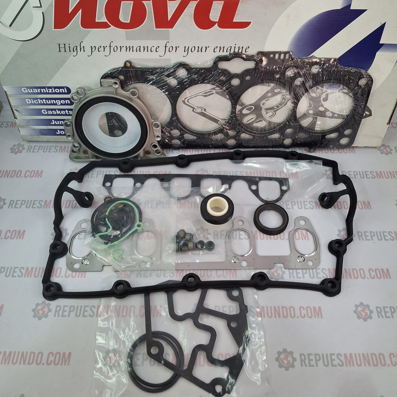 EMPAQUETADURA MOTOR VOLSKWAGEN AMAROK JETTA GOL GOLF 1.9 DIESEL TURBO REF 182 050 0002 00 NE STD - Image 3