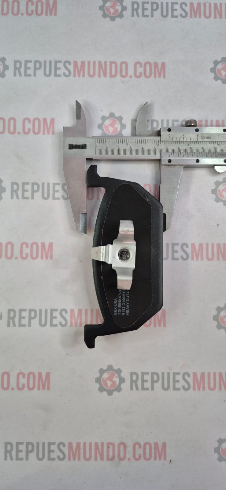 PASTILLAS PARA FRENO VOLKSWAGEN T-CROSS VIRTUS REF D1968 9193 CERAMICA BEX-USA MED 146X62 MM - Image 2