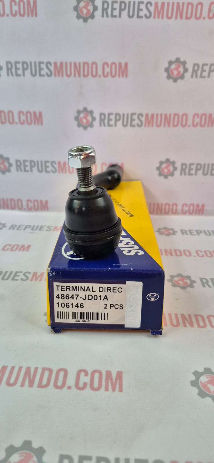 TERMINAL DE DIRECCION RENAULT KOLEOS X-TRAIL QASHQAI IZQUIERDO L REF 106146 48647-JD01A SAFETY - Image 3