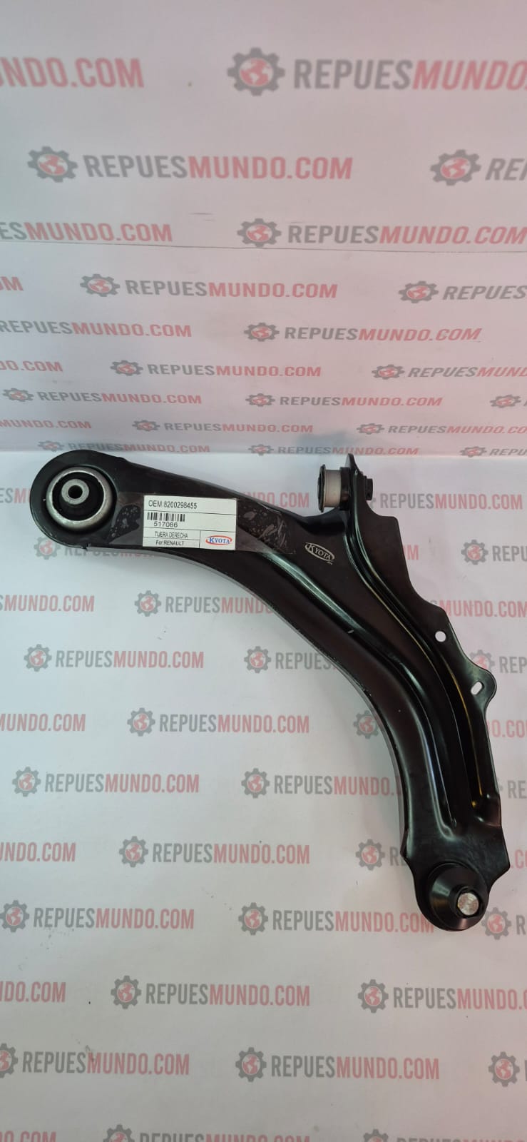 TIJERA CON ROTULA Y BUJES RENAULT MAGANE II DERECHA R REF 8200298455 517086 KYOTA
